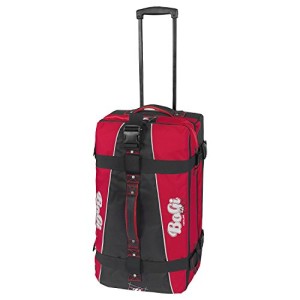 Reisetasche mit Rollen - BoGi Bag Reisetrolley, Tasche Rot/Schwarz 85 Liter